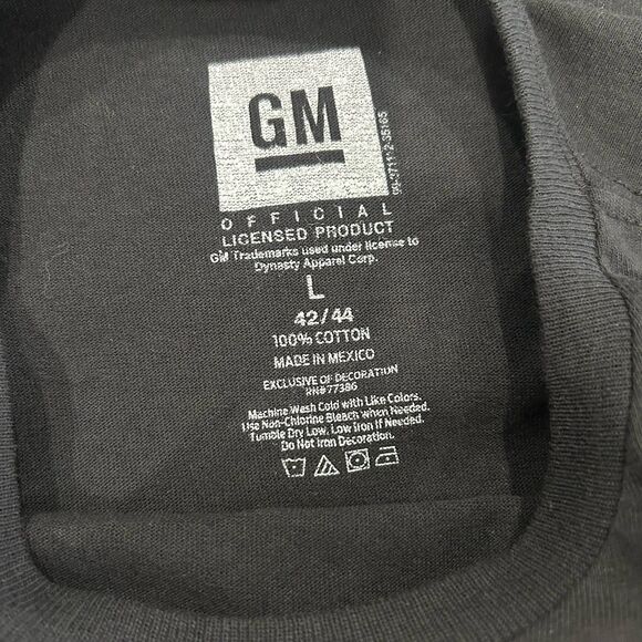 GM T-Shirt Men’s Size L Color Black Official Licensed Product Graphic Truck - Picture 5 of 9